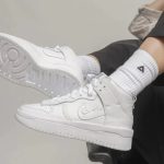 dunk high online rebel white